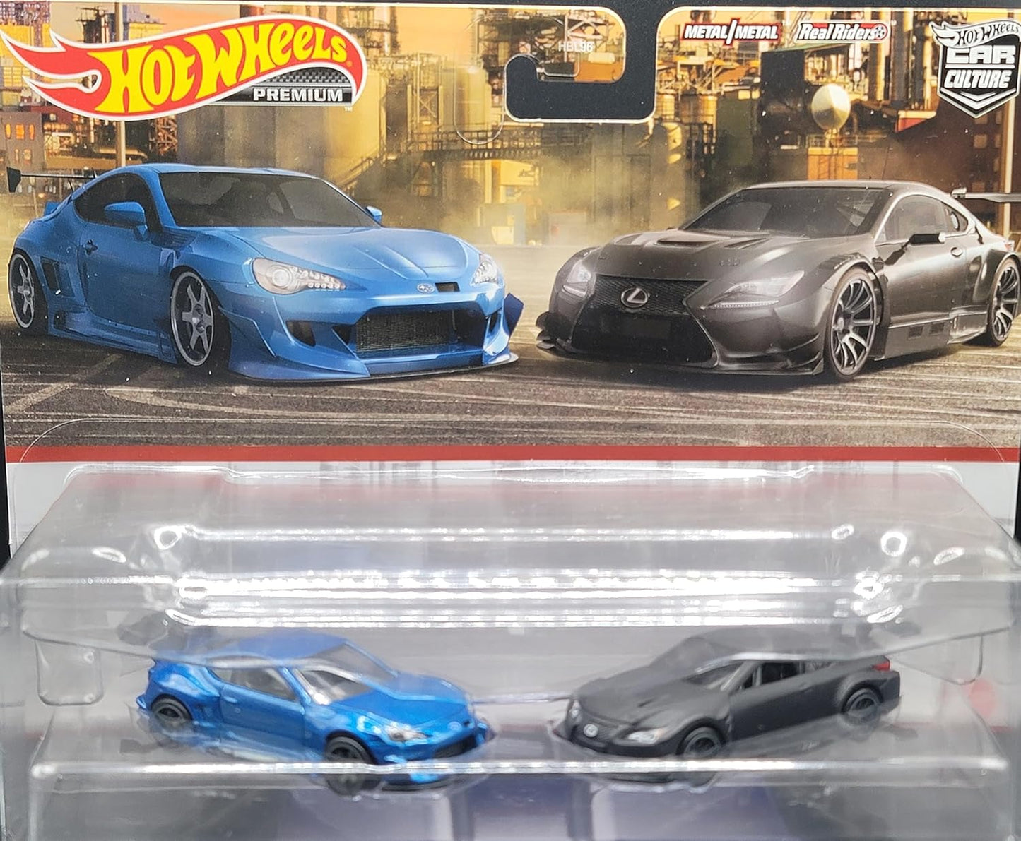 Hot Wheels HKF51 Premium 2-Pack Pandem Subaru BRZ/Lexus RC F