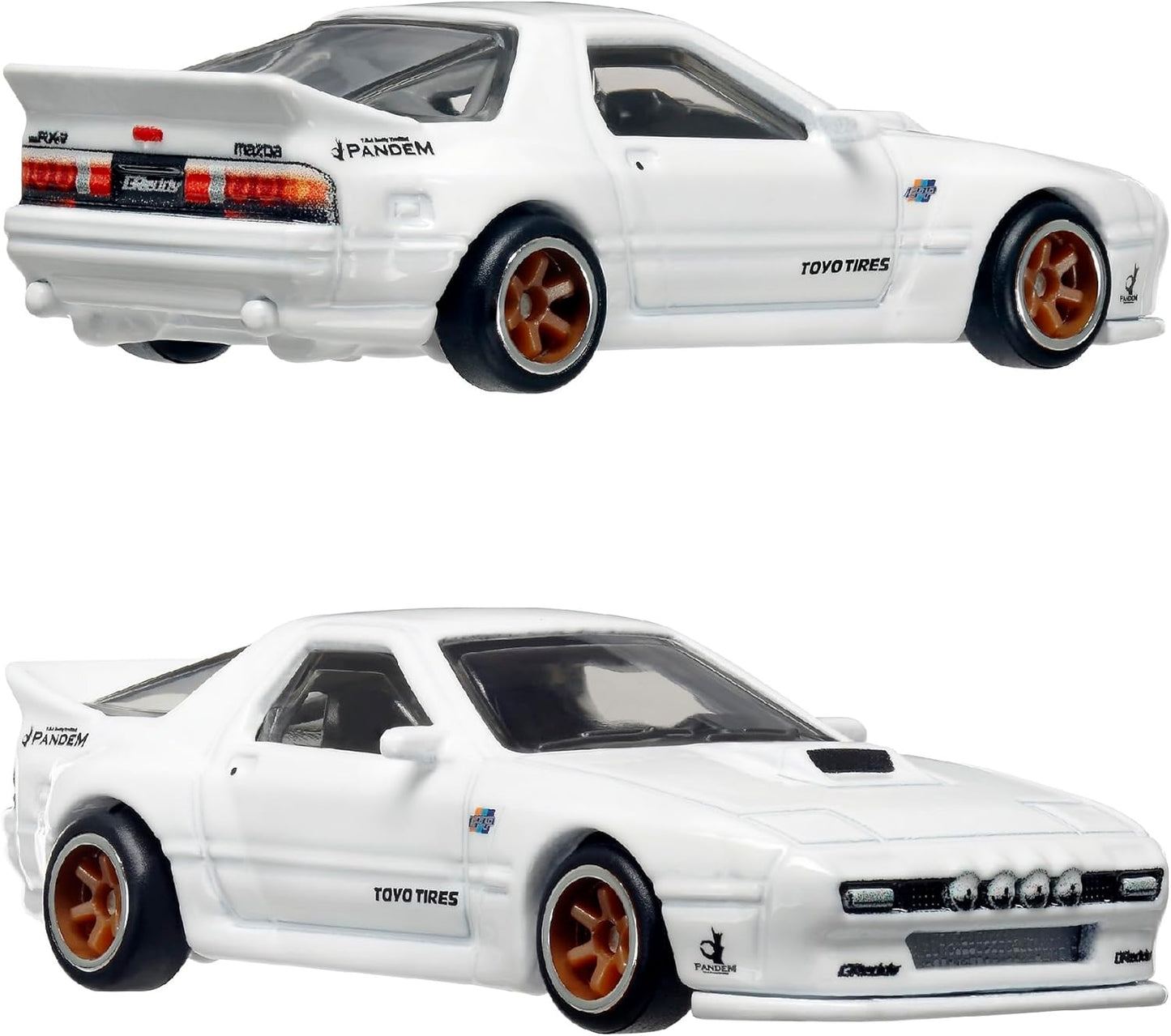 Hot Wheels HRR75 Premium 2-Pack Mazda RX7 FC Pandem / '04 Mazda Mazdasspeed Miata