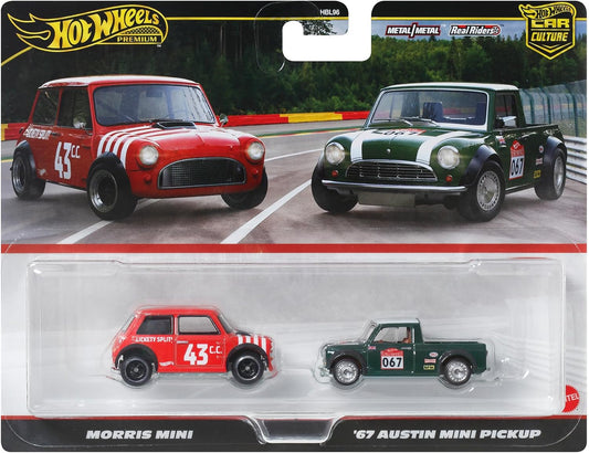 Hot Wheels Premium 2 Pack - Maurice Mini / '67 Austin Mini