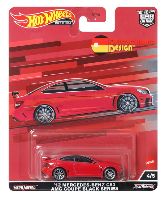 Hot Wheels Premium Car Culture – ’12 Mercedes-Benz C63 AMG Coupe Black Series