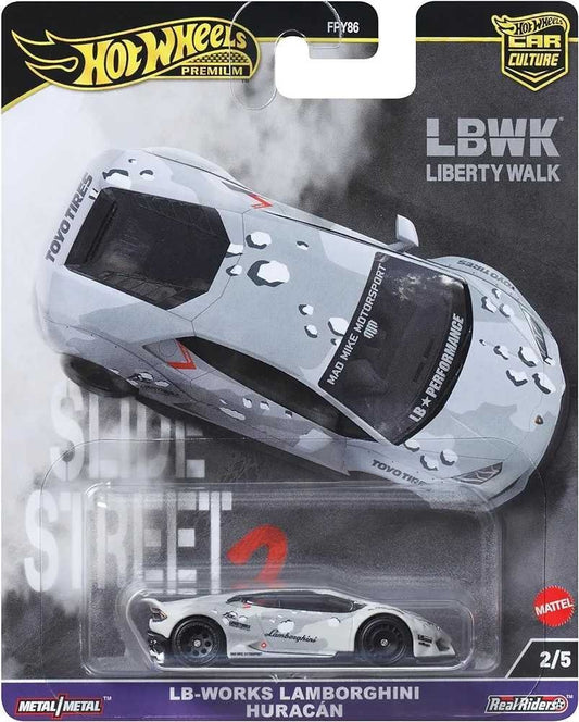 Hot Wheels Premium Car Culture – LB-Works Lamborghini Huracán (Slide Street)