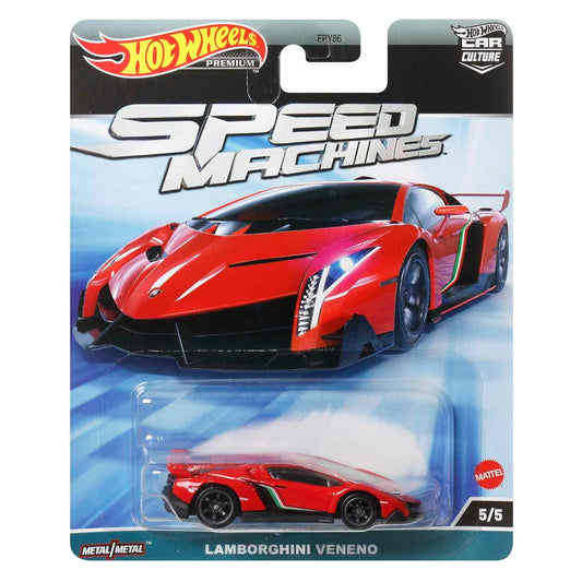 Hot Wheels Premium Car Culture – Lamborghini Veneno (Speed Machines)