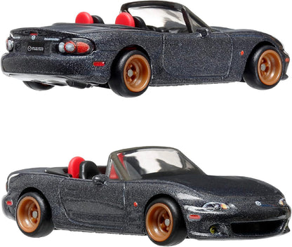 Hot Wheels HRR75 Premium 2-Pack Mazda RX7 FC Pandem / '04 Mazda Mazdasspeed Miata