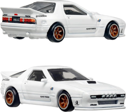 Hot Wheels HRR75 Premium 2-Pack Mazda RX7 FC Pandem / '04 Mazda Mazdasspeed Miata