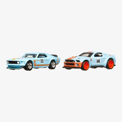 Hot Wheels HRR75 Premium 2-Pack Boss 302/2014 Custom Mustang