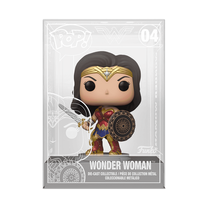POP! DIE-CAST WONDER WOMAN WITH SWORD & SHIELD