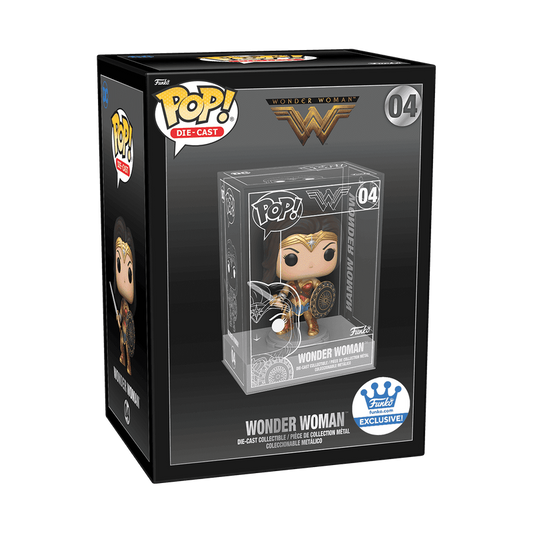 POP! DIE-CAST WONDER WOMAN WITH SWORD & SHIELD