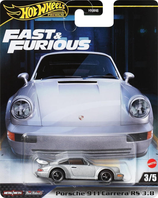 Hot Wheels Cars Premium Fast & Furious Porsche 911 Carrera RS 3.8