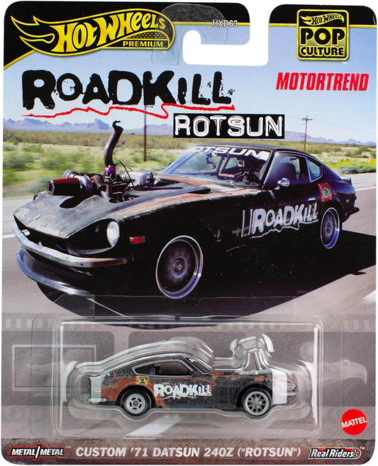 Hot Wheels Pop Culture Roadkill ROTSUN - Custom '71 Datsun 240Z (Lotsun)