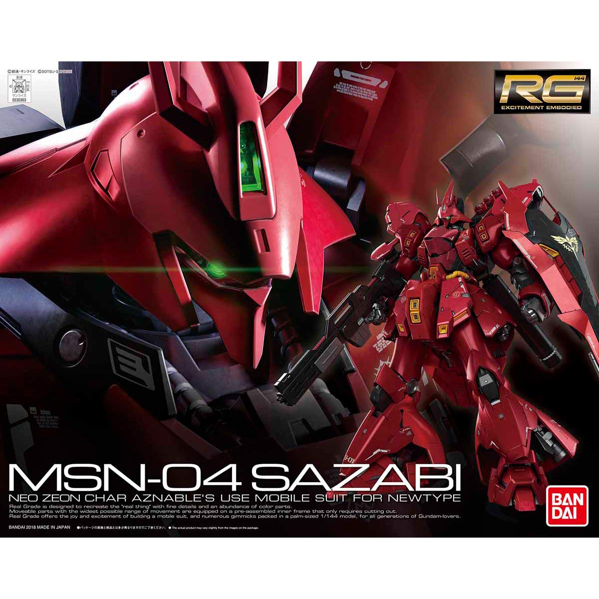 Bandai 1/144 MSN-04 SAZABI